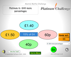 Mental Maths Challenge: Difficult